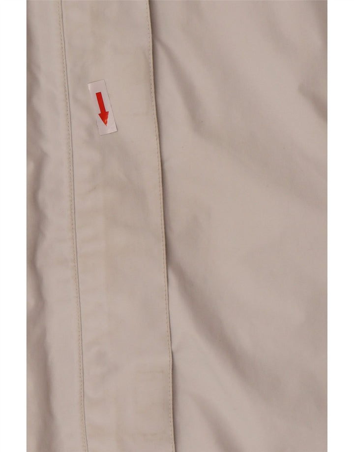 Женская дождевик с капюшоном Helly Hansen UK 14, средний цвет с белыми цветными блоками