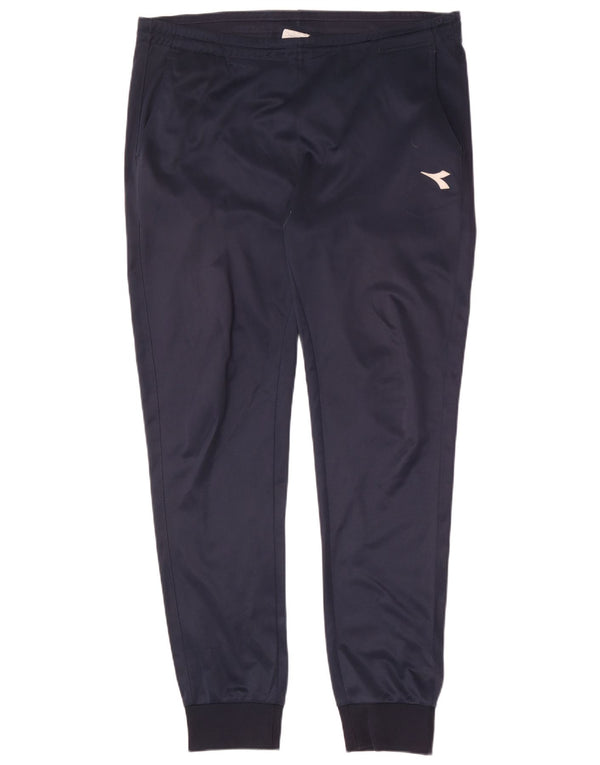 Мужские спортивные брюки Diadora, джоггеры XL, темно-синий, полиэстер