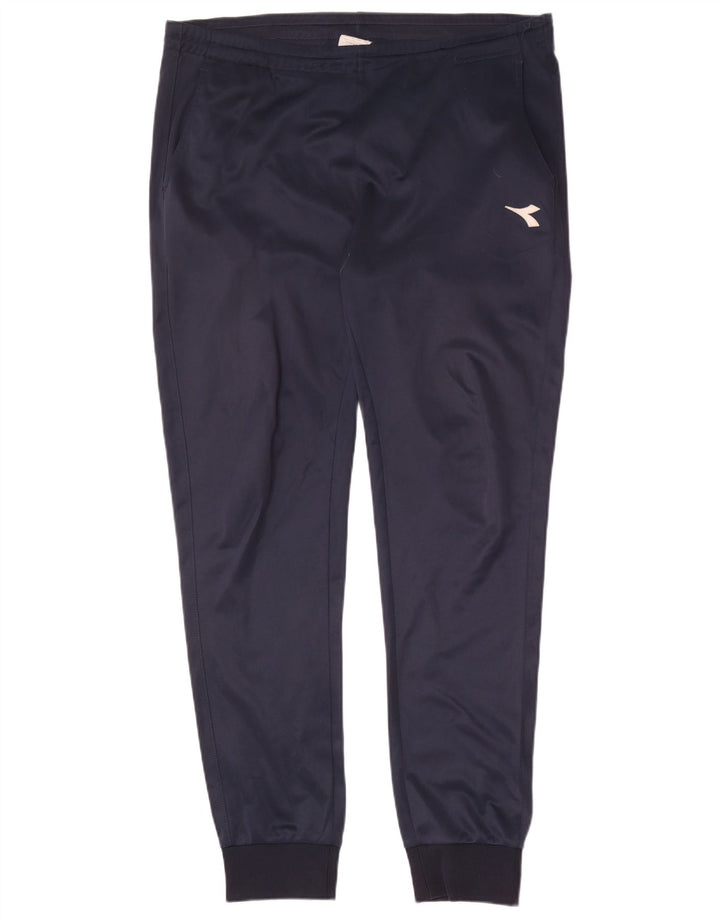 Мужские спортивные брюки Diadora, джоггеры XL, темно-синий, полиэстер