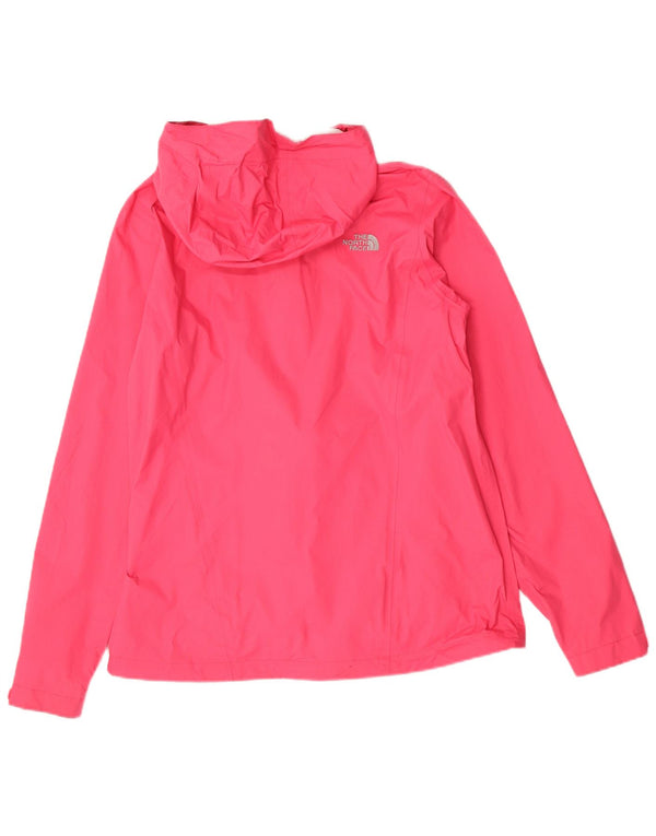 Женская дождевик с капюшоном The North Face Dryvent UK 14, нейлон среднего розового цвета