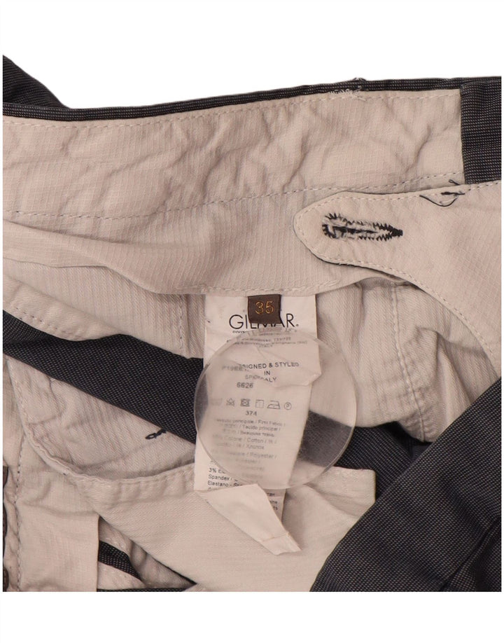 SIVIGLIA Мужские прямые брюки-чиносы W35 L32 Темно-синие, хлопок