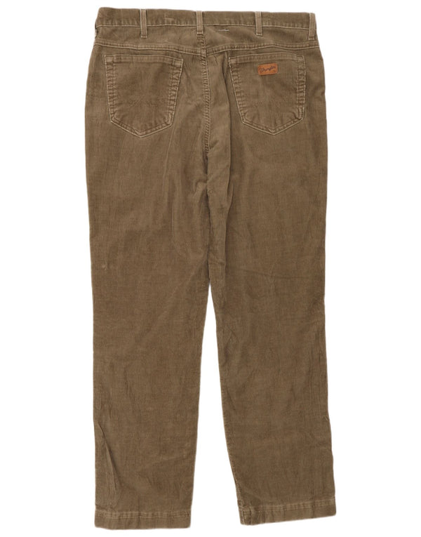 Мужские вельветовые брюки Wrangler Texas Stretch Straight W40 L34, коричневый хлопок