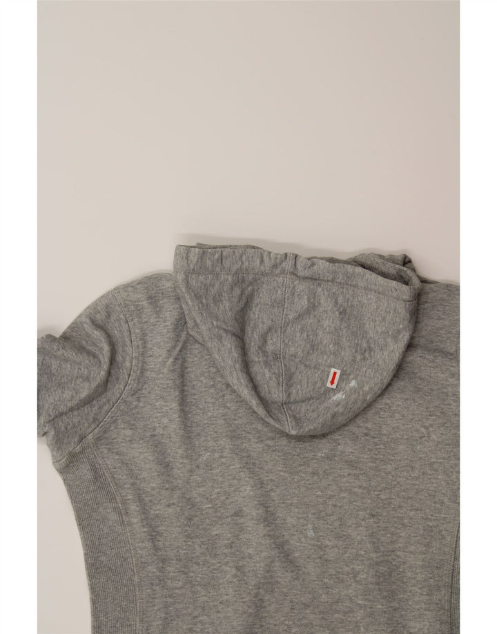 CHAMPION Womens Heritage Classics Graphic Hoodie Jumper UK 14 Medium Grey Vintage Champion and Second-Hand Champion from Messina Hembry 