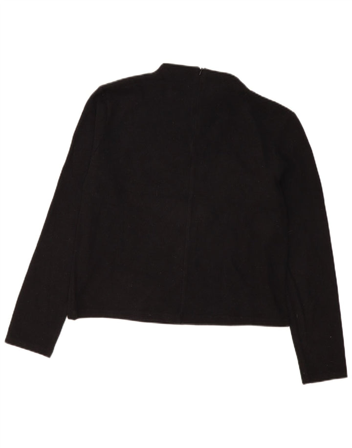 Женский топ Zara с длинным рукавом UK 14, средний черный