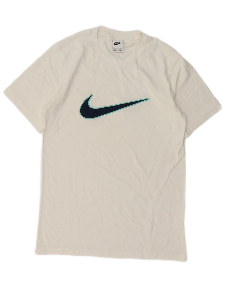 Мужская футболка с рисунком Nike, маленький белый