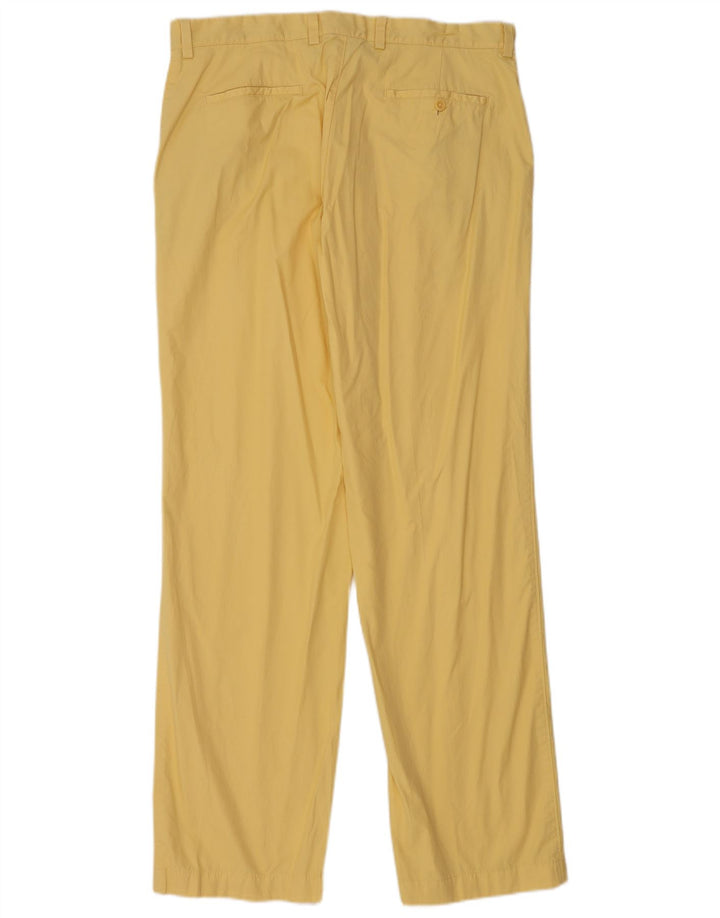 Мужские прямые брюки чинос J. CREW W36 L34, желтый хлопок