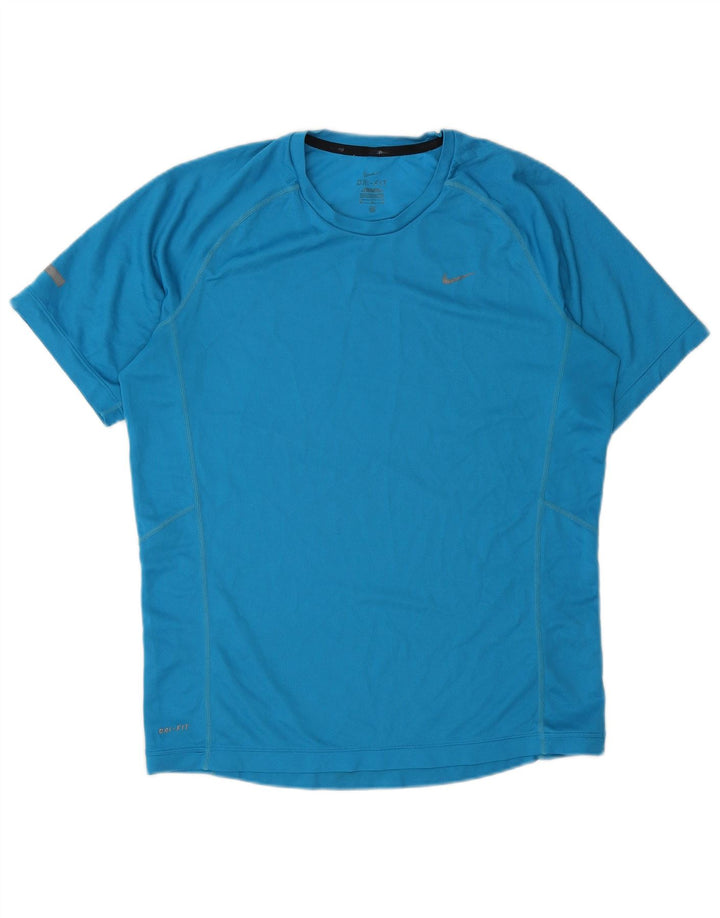 Мужская футболка Nike Dri Fit, средний синий цвет