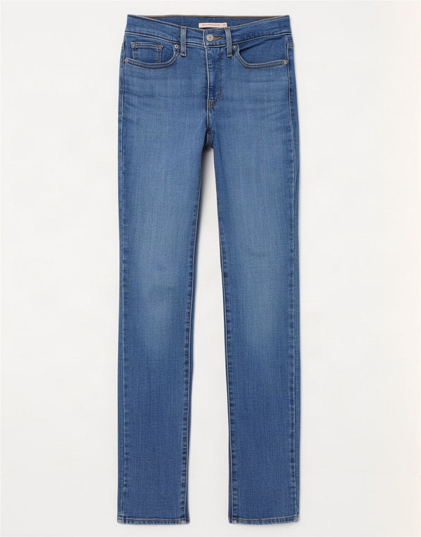Женские узкие джинсы Levi's W28 L34 синие, хлопок