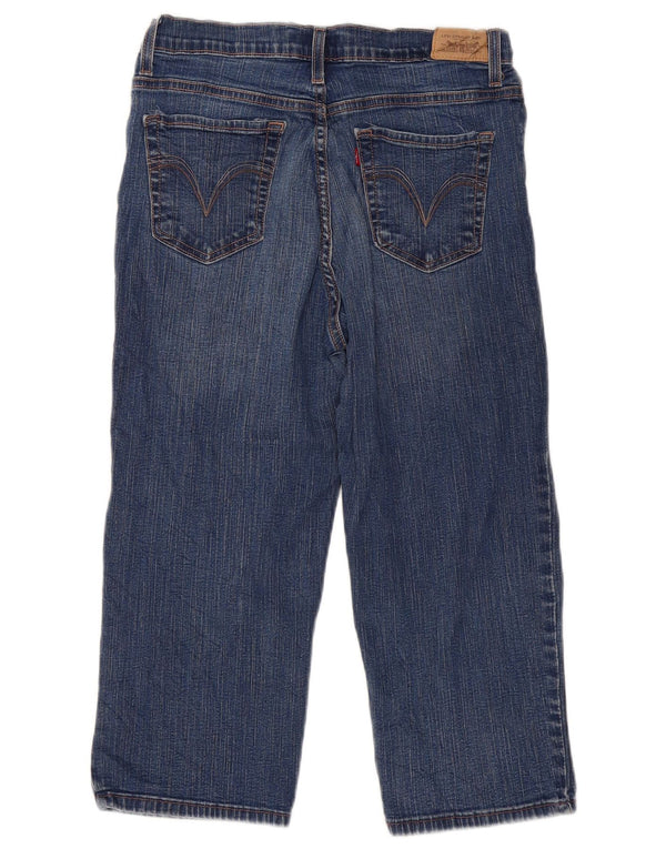 Джинсы-капри Levi's Girls 512 9–10 лет W30 L20, синий хлопок