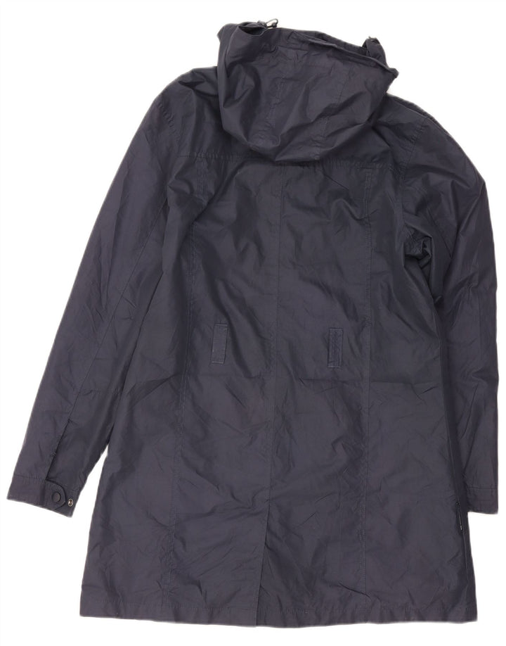Женский плащ с капюшоном Mountain Warehouse UK 12, средний темно-синий полиэстер