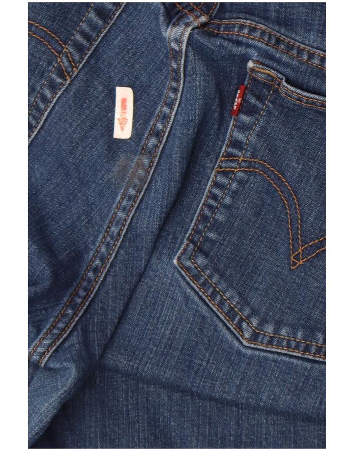 Женские джинсы Levi's 512 Bootcut, размер США 12, большие W32 L30, синий хлопок