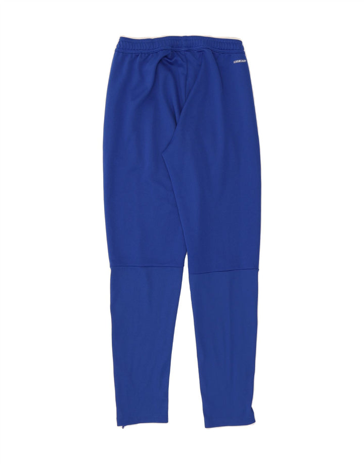 ADIDAS Boys Aeroready Tracksuit Trousers 13-14 Years  Blue Polyester Vintage Adidas and Second-Hand Adidas from Messina Hembry 