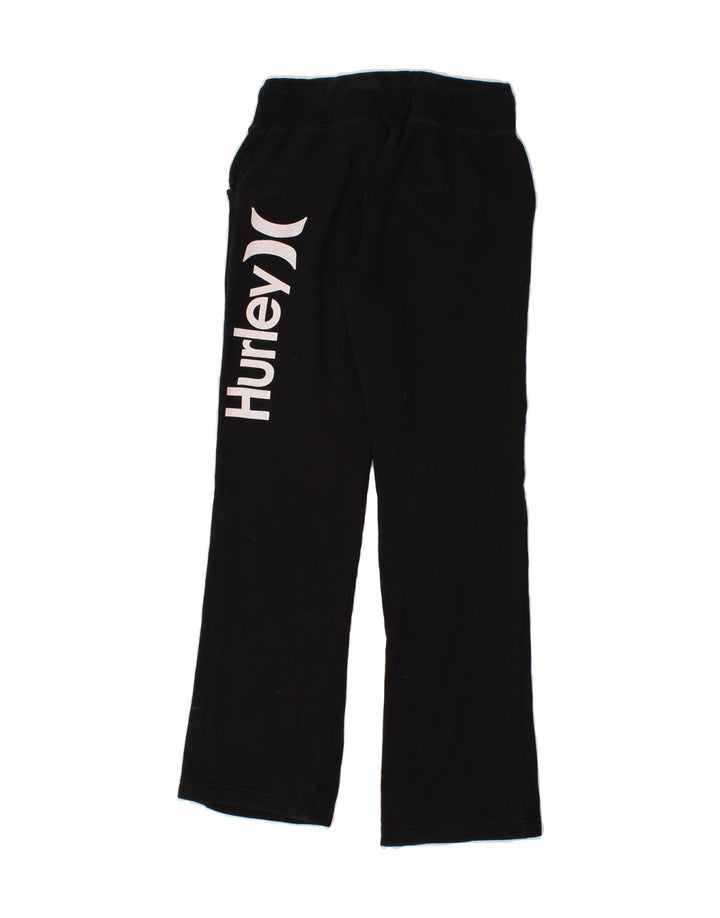 HARLEY Boys Graphic Tracksuit Trousers 9-10 Years Black Cotton Vintage Harley and Second-Hand Harley from Messina Hembry 