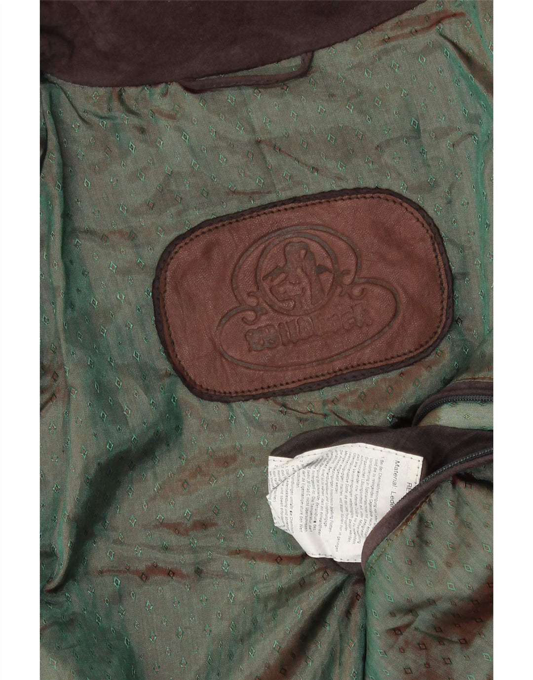 Винтажная мужская замшевая ветровка UK 42 XL коричневая кожаная куртка