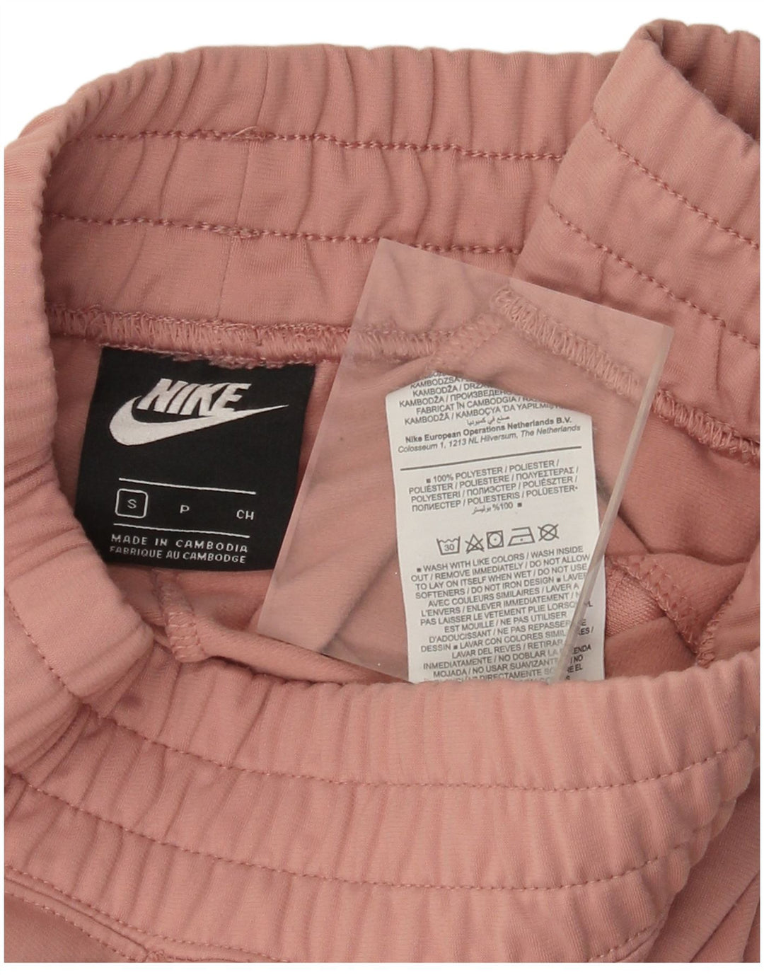 Женские спортивные брюки Nike Joggers UK 10, маленькие розовые, полиэстер