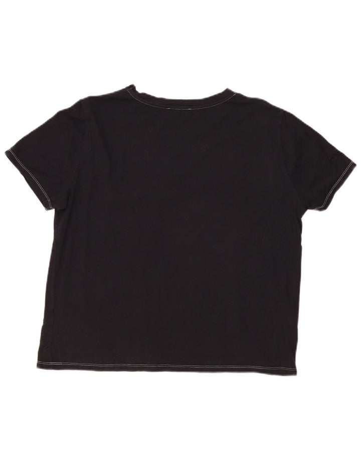 Женская футболка Zara Top UK 18 XL, черная
