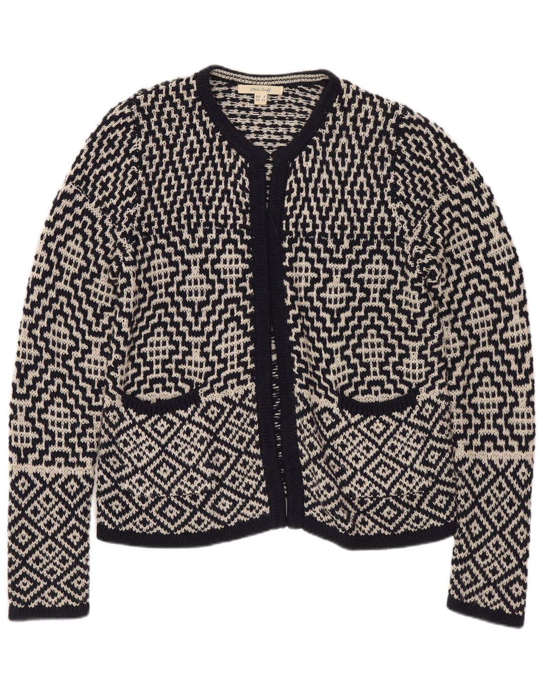 Женский свободный кардиган White Stuff UK 8, маленький темно-синий