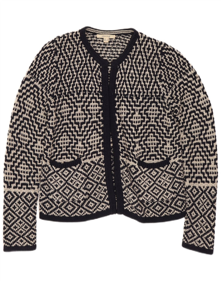 Женский свободный кардиган White Stuff UK 8, маленький темно-синий