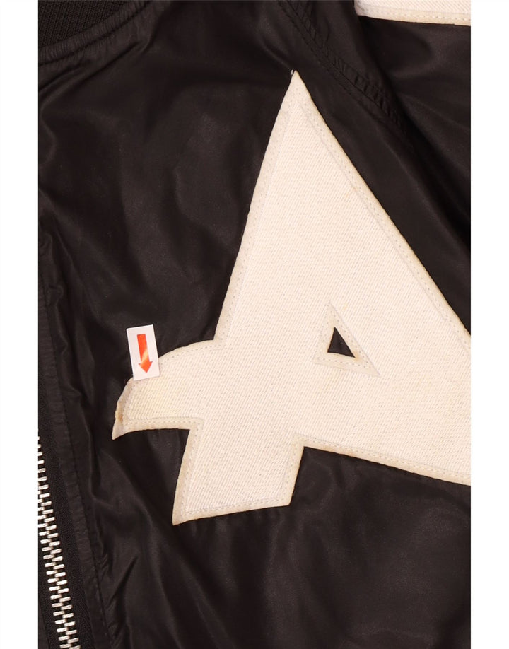 Мужская куртка-бомбер с графическим рисунком G-Star UK 38, средний черный полиамид