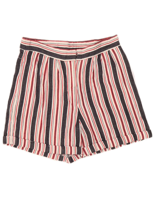 Женские шорты чинос French Connection UK 8, маленькие W28, в разноцветную полоску