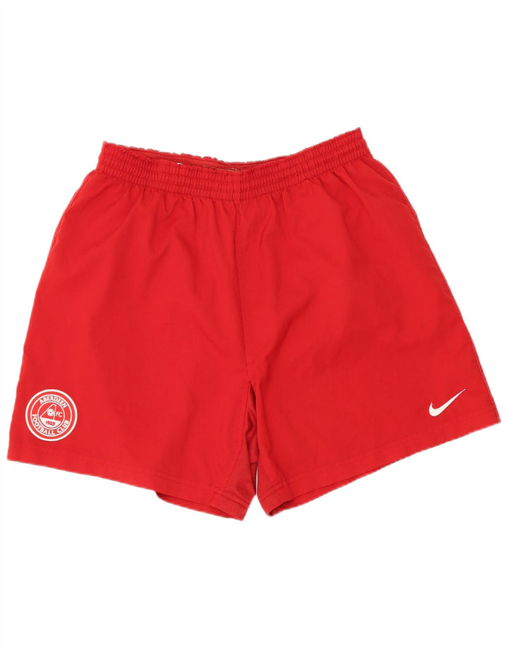 Nike Mens Абердин ФК. Спортивные шорты с графическим рисунком, маленькие красные, полиэстер