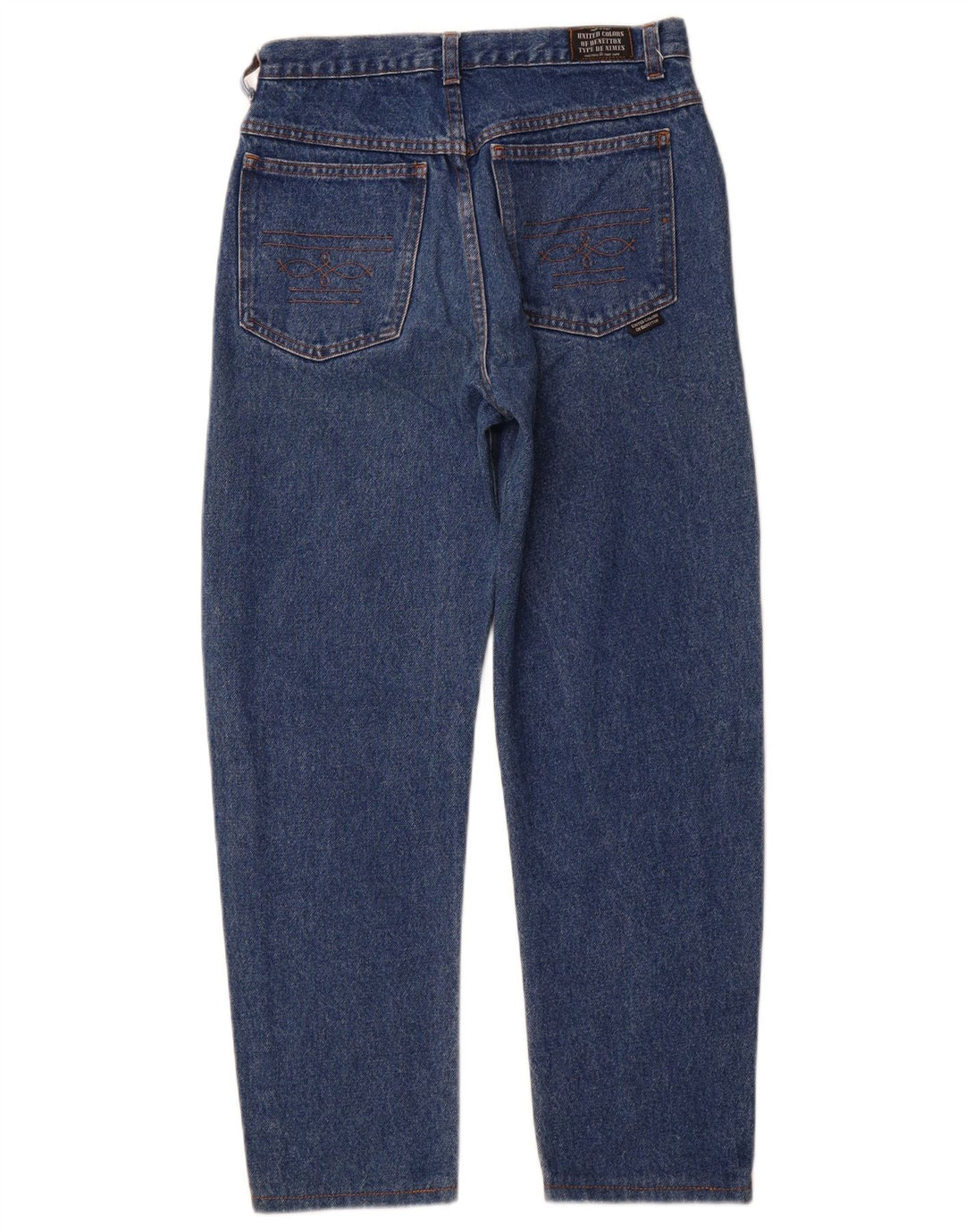 Джинсы мужские прямые BENETTON W28 L27 синие, хлопок