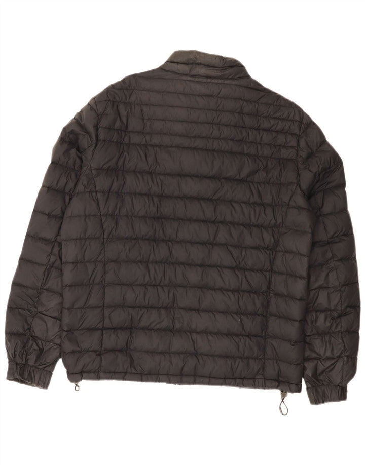 Мужская стеганая куртка Massimo Dutti UK 40, большая, черный нейлон