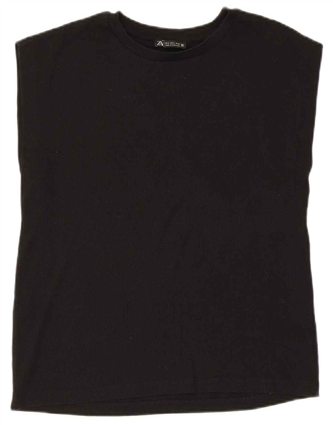 Женский жилет Zara UK 10, маленький, черный, хлопок