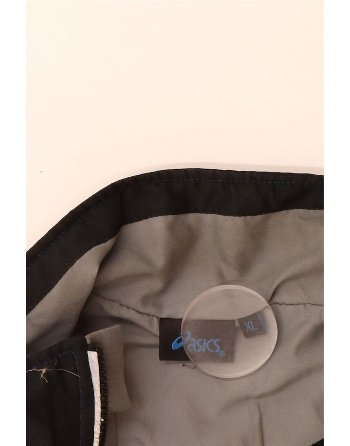 Мужская спортивная куртка ASICS XL, синий полиэстер с цветными блоками