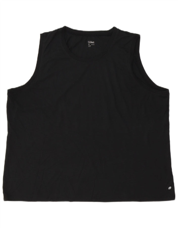 Женский жилет L.L.Bean Top UK 20 2XL, черный полиэстер