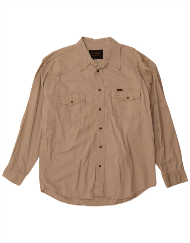 Мужская рубашка Wrangler 2XL бежевый хлопок