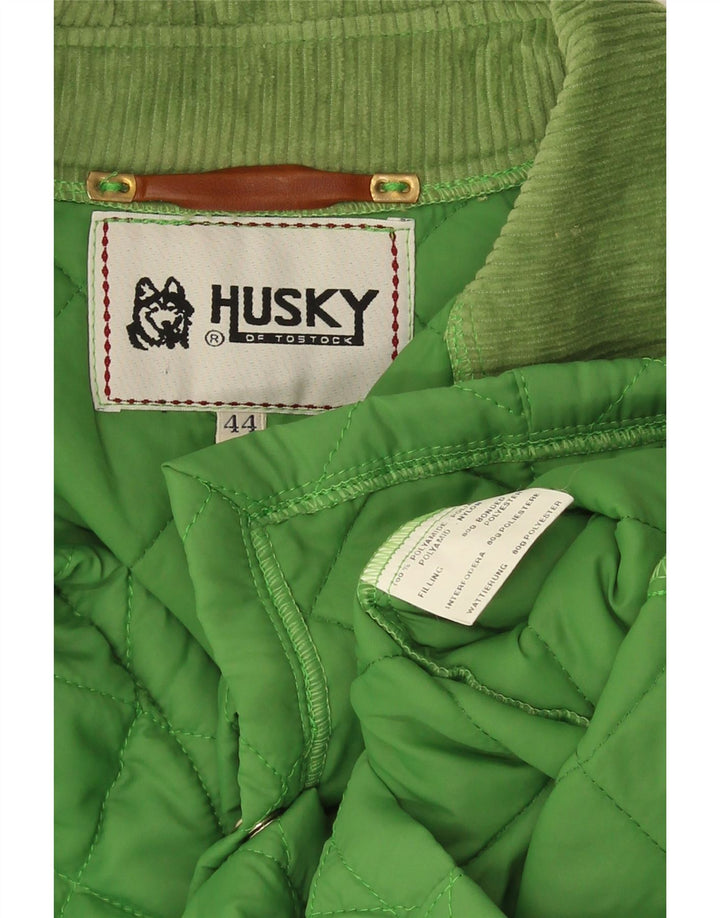 Мужская стеганая куртка Husky UK 44 2XL Зеленый Полиамид