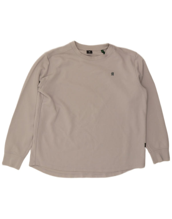 Мужской топ G-Star с длинным рукавом XL, серый хлопок