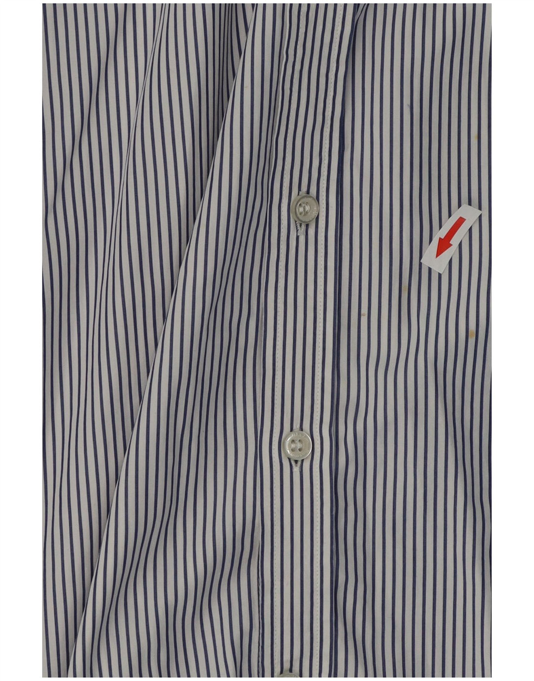 HARMONT & BLAINE Мужская рубашка стандартного кроя XL, синяя хлопковая полоска