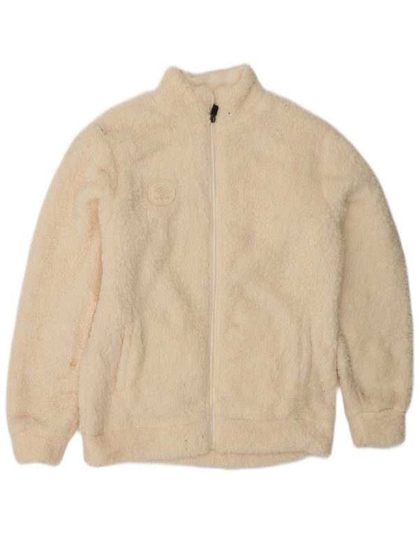 Женская флисовая куртка UMBRO UK 18 XL из белого полиэстера