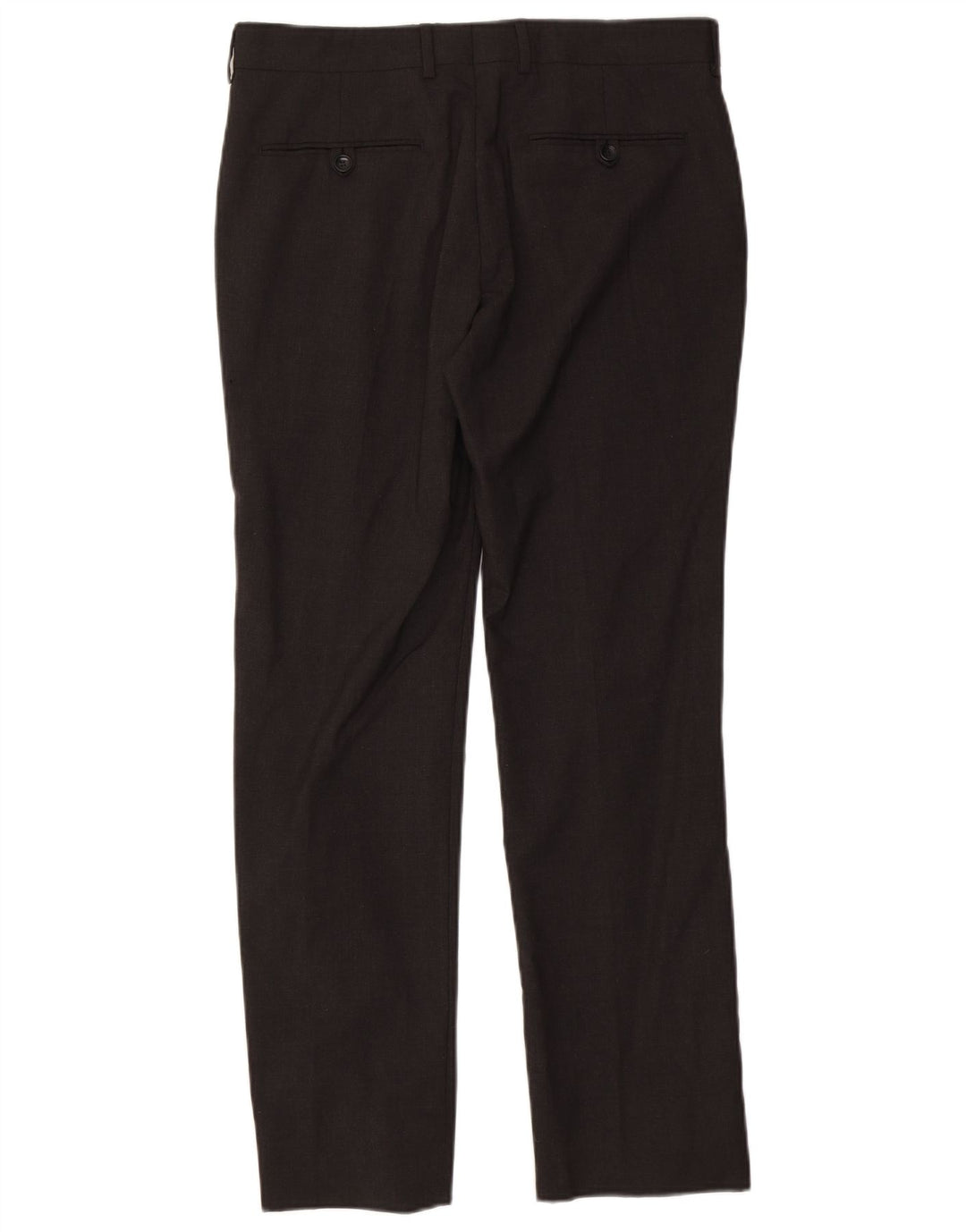 Мужские прямые костюмные брюки Zara EU 40 Medium W31 L30, серый полиэстер