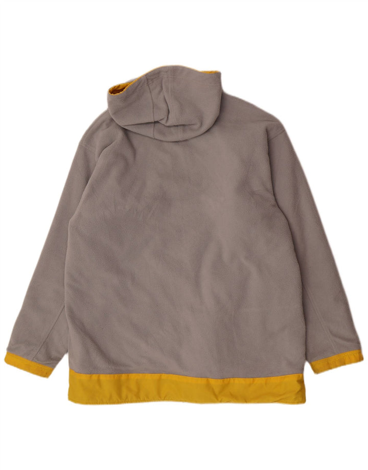 Мужская двусторонняя куртка с капюшоном Nike UK 38, средний желтый нейлон