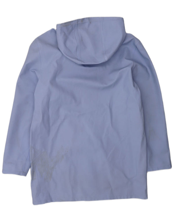 Мужской плащ Stutterheim с капюшоном UK 40, большой синий хлопок