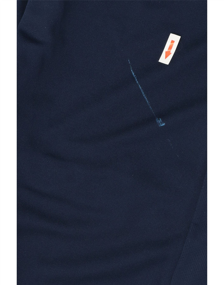 Мужская спортивная куртка ADIDAS Climalite UK 36/38, маленькая, темно-синяя