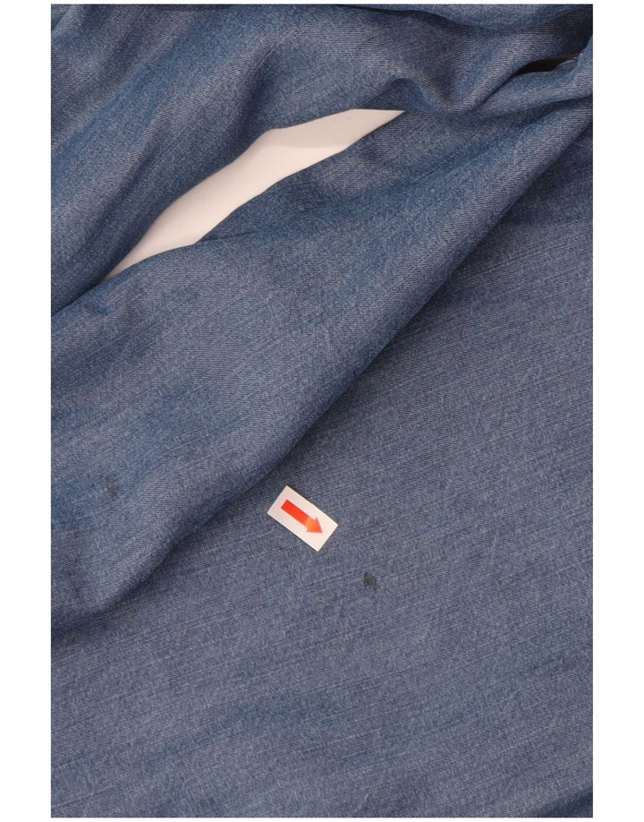 Рубашка мужская LEE XL синяя Tencel