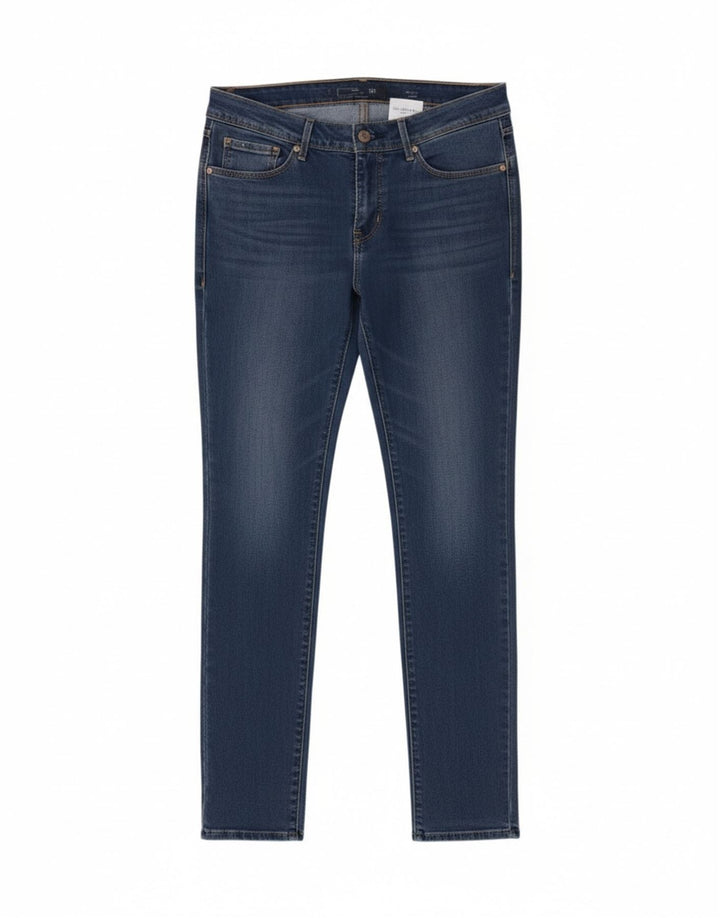 Женские джинсы скинни со средней посадкой Levi's W29 L32 синие