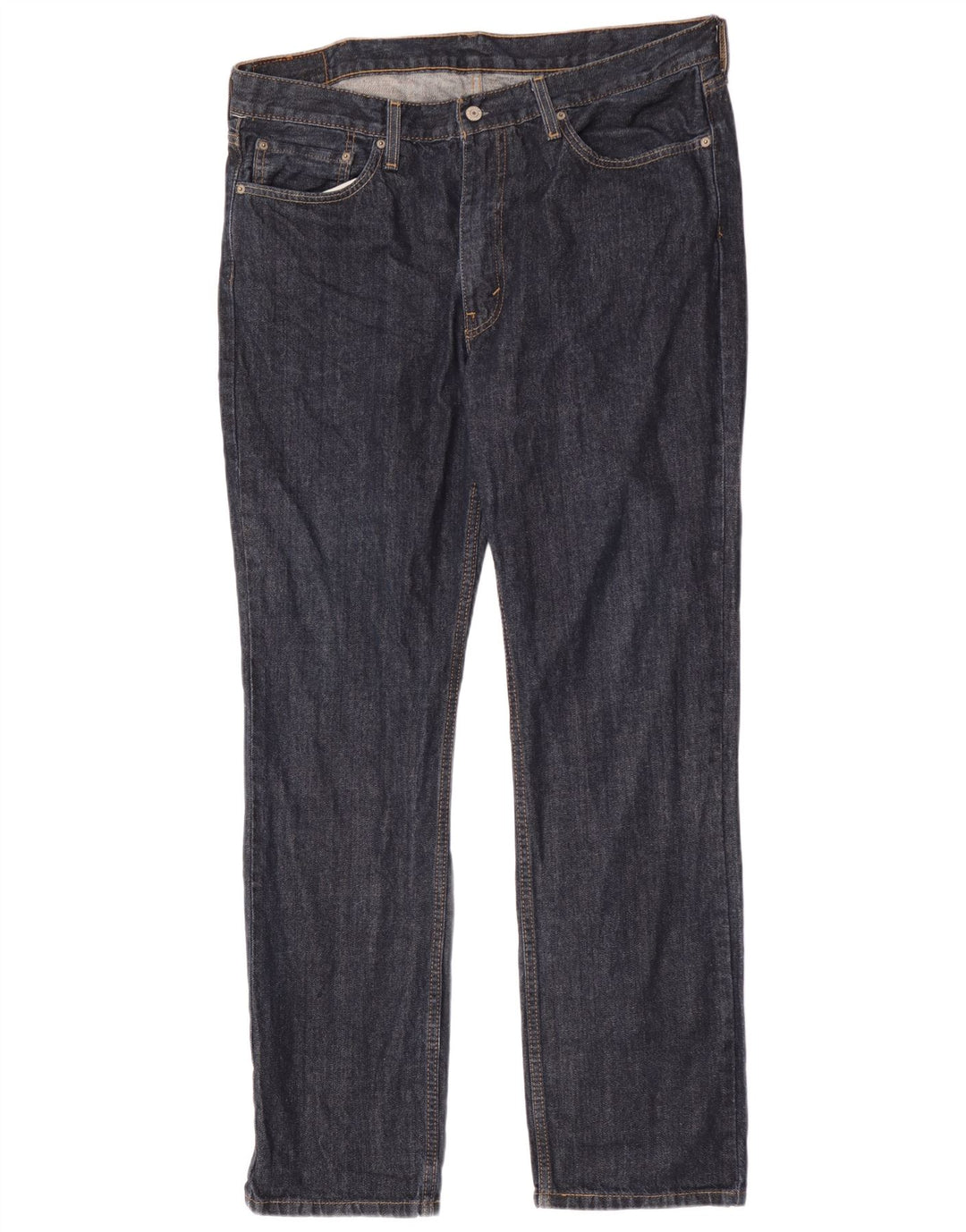 Мужские прямые джинсы Levi's 514 W38 L34 темно-синие