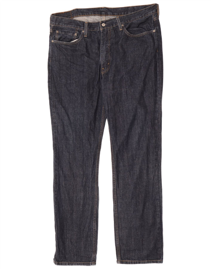 Мужские прямые джинсы Levi's 514 W38 L34 темно-синие