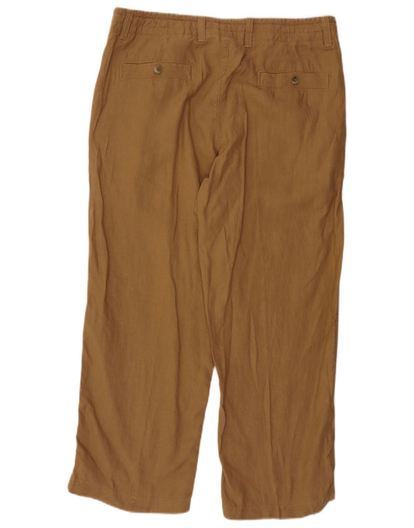Мужские прямые брюки чинос Marks & Spencer Blue Harbour W36 L26 коричневые