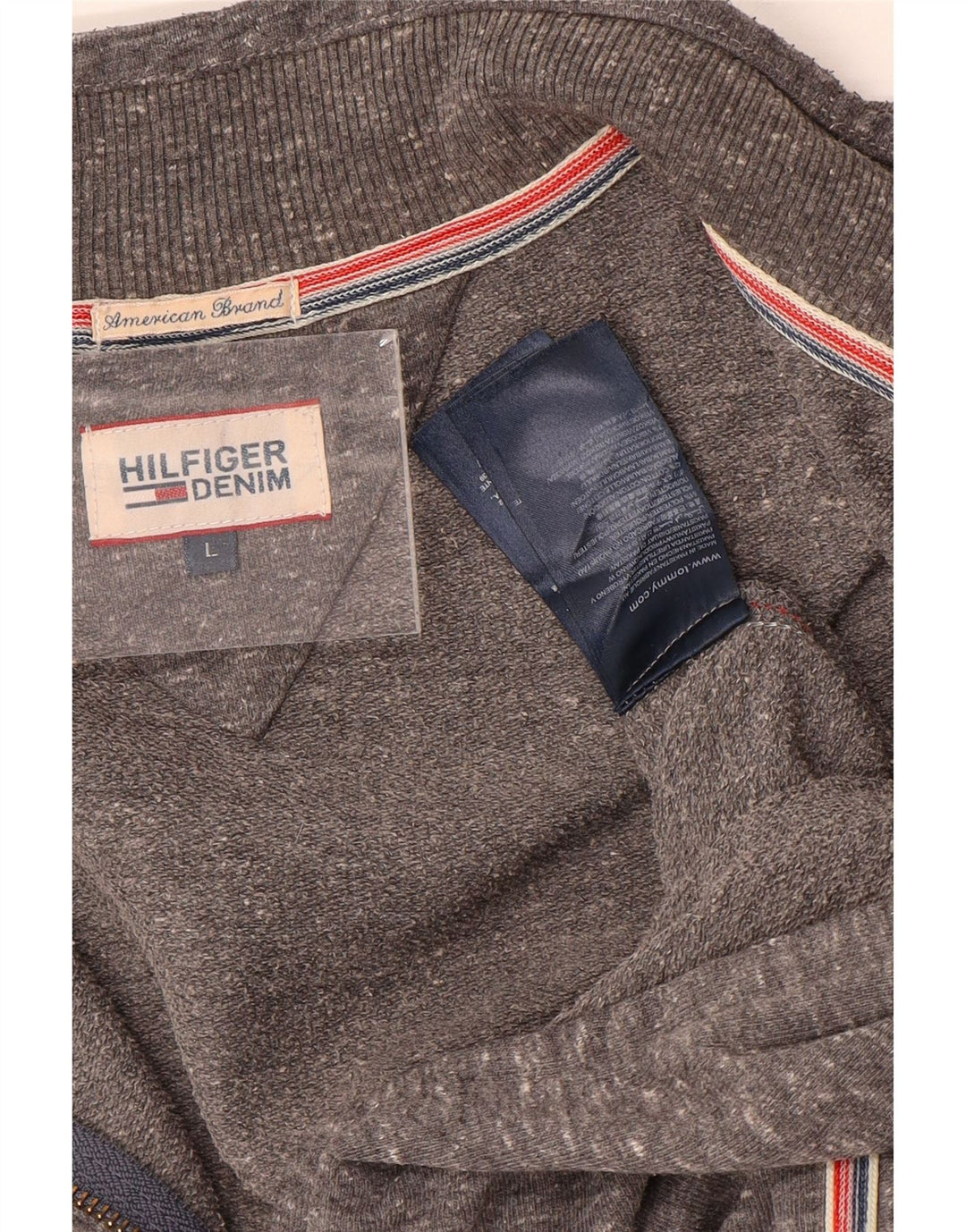 Женский спортивный костюм Tommy Hilfiger UK 16, большой серый в крапинку