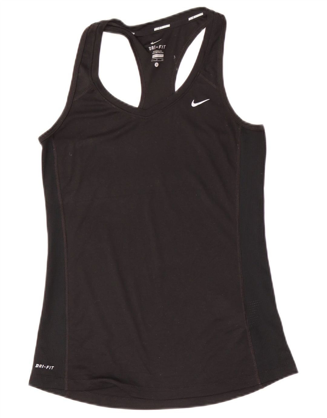 Женский жилет Nike Dri Fit Top UK 8, маленький черный полиэстер