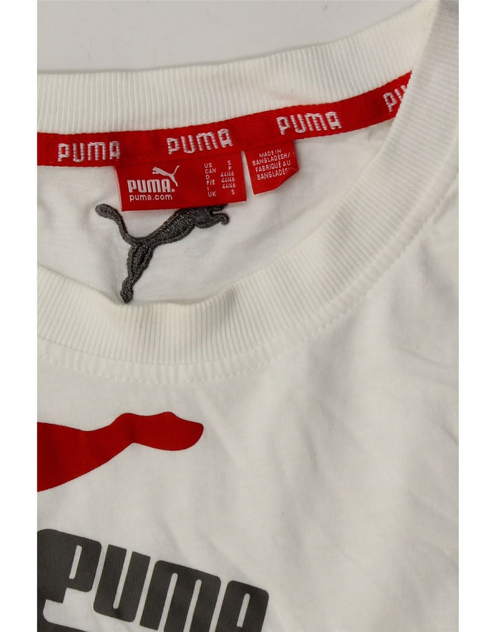 Мужской жилет с рисунком PUMA, маленький белый
