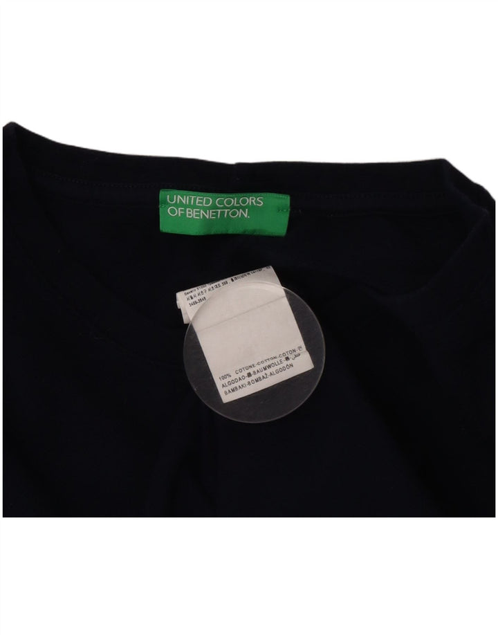 Мужская футболка Benetton, большой темно-синий хлопок