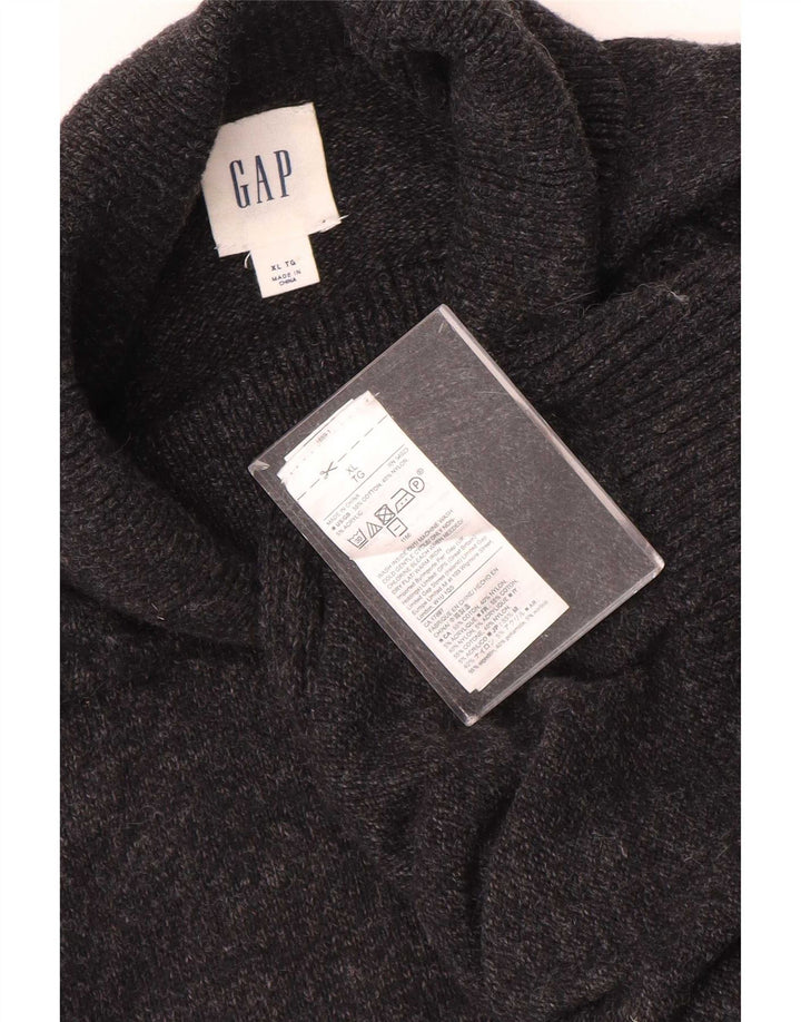 Мужской джемпер с высоким воротником Gap XL, серый хлопок