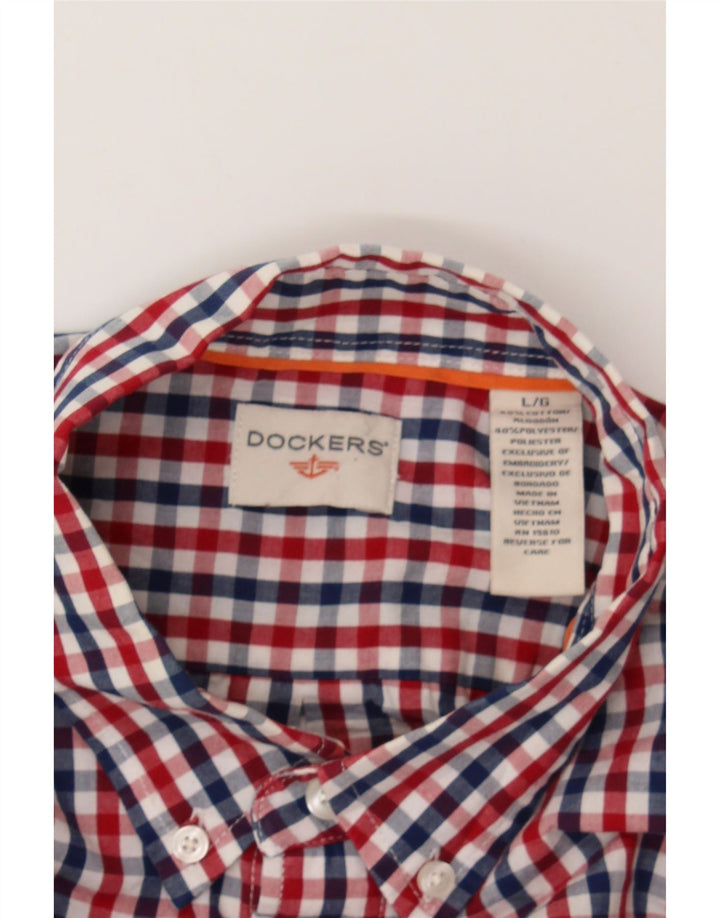 EDDIE BAUER Mens Shirt Large Multicoloured Check Cotton Vintage Eddie Bauer and Second-Hand Eddie Bauer from Messina Hembry 